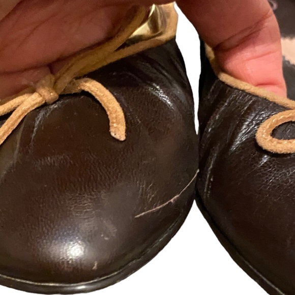 Aldo brown leather retro style kitten heel with pointed toe. Sz 38 - Picture 11 of 16